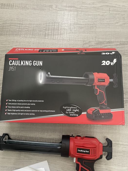 Pistola Selicone Bateria