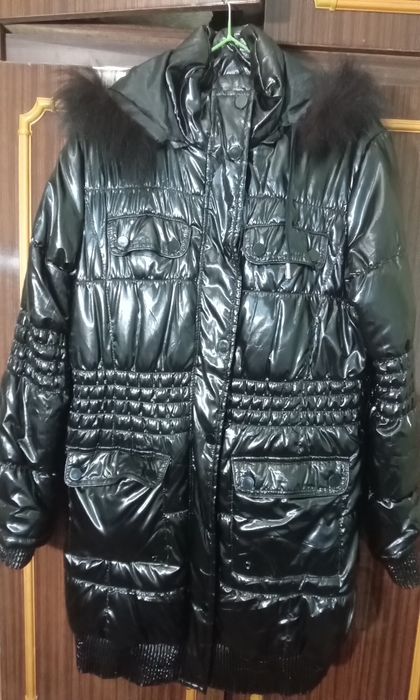 куртка (длинная-пальто) для подростка - на зиму