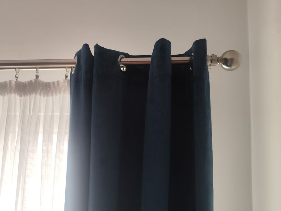 Karnisz podwójny metalowy 240 cm