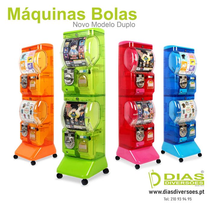 Máquina Bolas Dupla - Novas