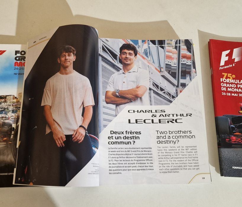 Revistas grand prix formula1 Mónaco