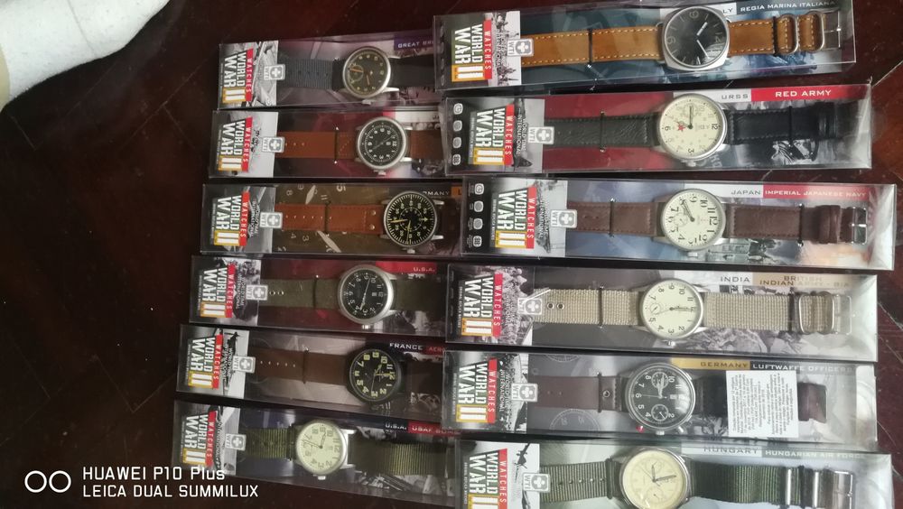 Relógios novos de coleção