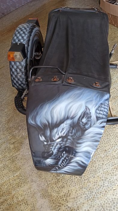 Коляска мотоцикл Урал,  Дніпро. Боковий причіп