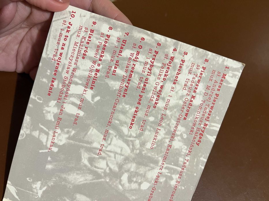 Pieśni legionowe, CD