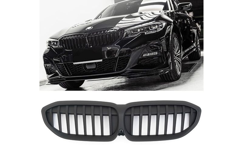 GRELHA DIANTEIRA PRETO FOSCO PARA BMW SERIE 3 G20/21 2019--