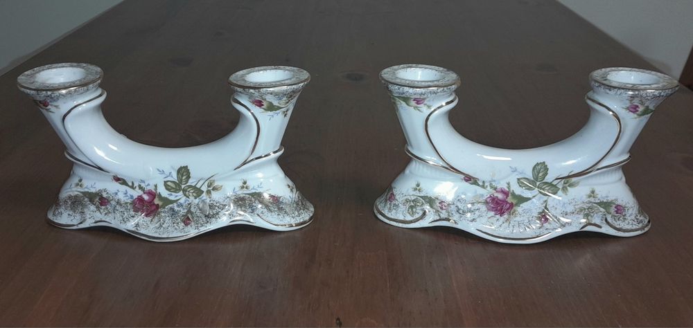 Oryginalny porcelanowy komplet Chodzież (zielona sygnatura)