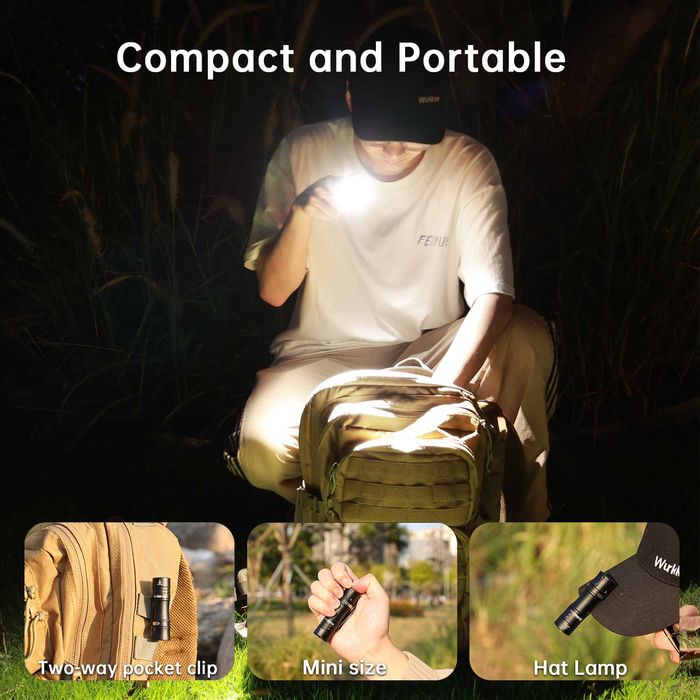 Ліхтар Wurkkos TS10 V2\EDC\Anduril 2.0\1400lm-90CRI\RGB\IP68\АКБ 14500