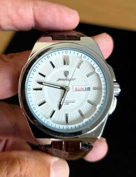 Relógio Masculino Poedagar – Elegante – Mostrador Claro – Quartz