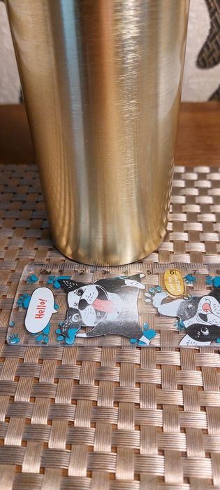 Дозатор для жидкого мыла цвет матовое зотоло 260мл.