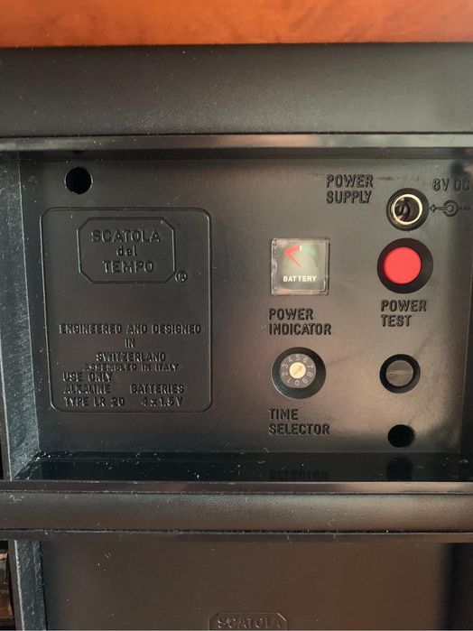 Caixa Relógios Rotativa | Scatola del Tempo | 9RT