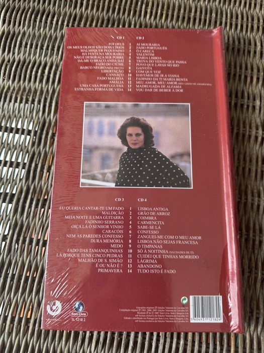 4 Cd’s edicão de luxo Amalia ( selado )