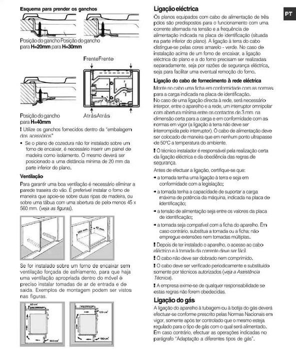 Placa Hotpoint Ariston Gás Natural PC 640 T X /HA 4 zonas