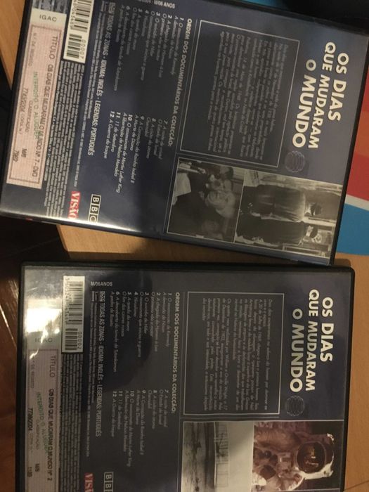 DVD originais com selo IGAC.
