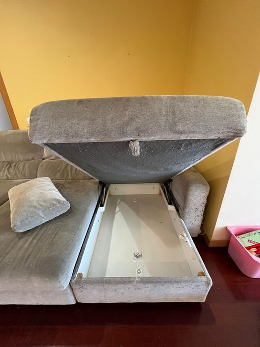 Sofa-cama 3 lugares c chaise