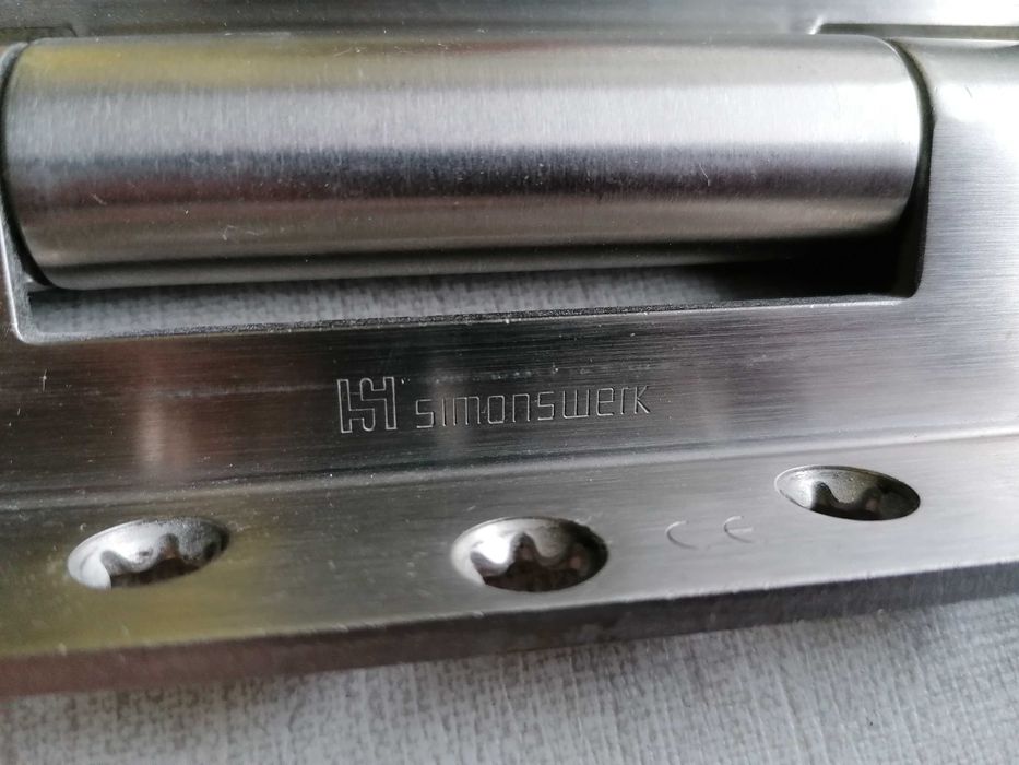 Nawiasy SIMONSWORK Variant vn1939. 120mm. Stal nierdzewna.