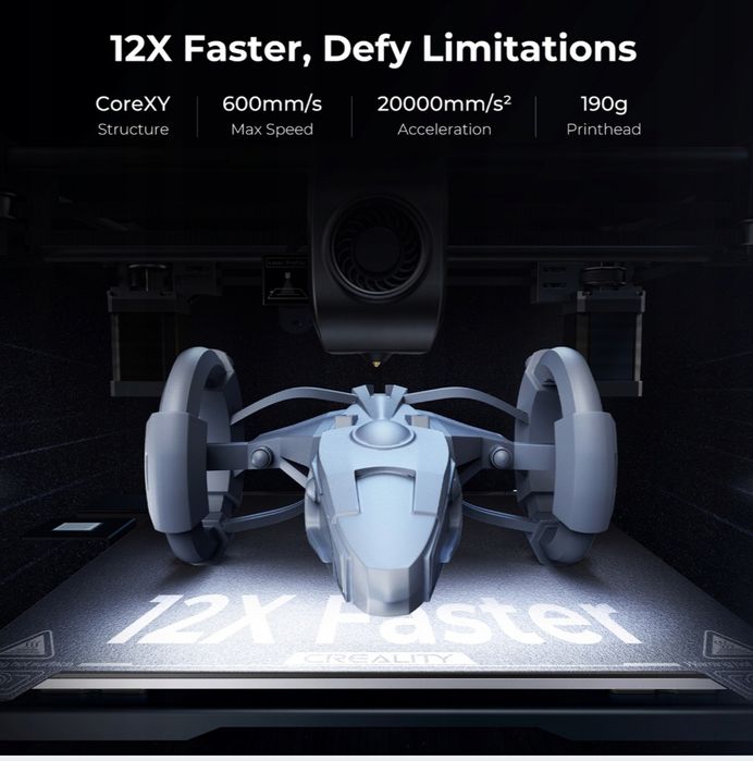 3Д-принтер Creality K1 MAX/професійний/швидкий/30*30*30/