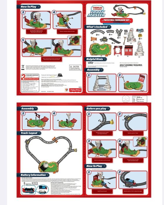 Pista Thomas and Friends - Twisting Tornado