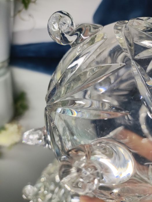 Kryształowa bomboniera wazon