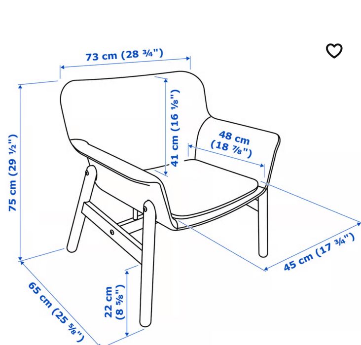 Poltrona Ikea Rosa velho