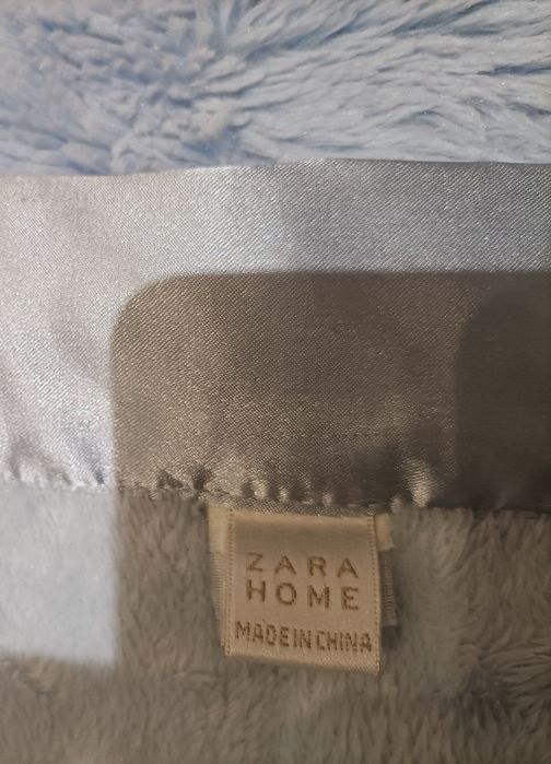 Cobertor azul berço de bebé da Zara Home home