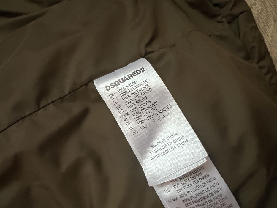 Пуховик Dsquared2 оригинал
