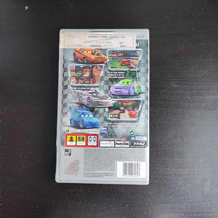 Jogo PSP Carros - PlayStation Portable