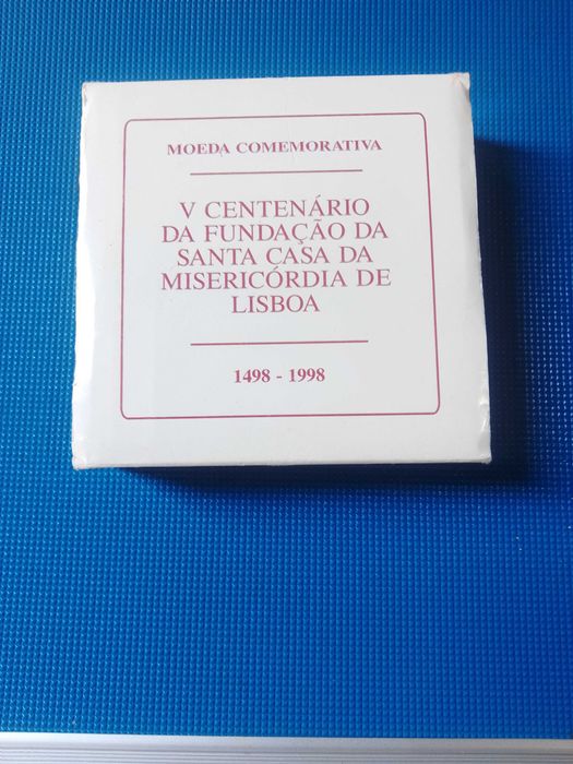 Moeda de prata com estojo e certificado