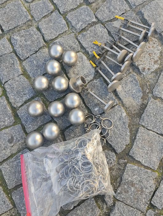 Cortinados acessórios inox