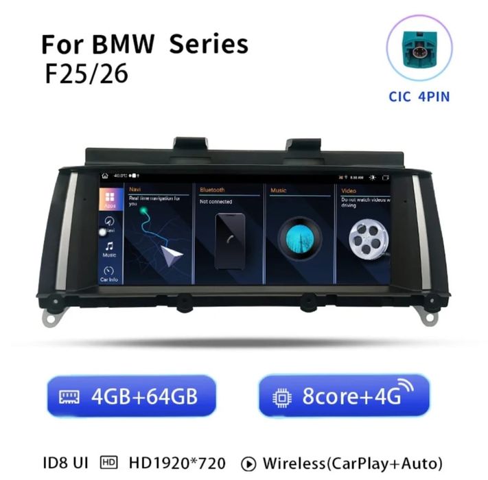 Ecrã touch para bmw x3