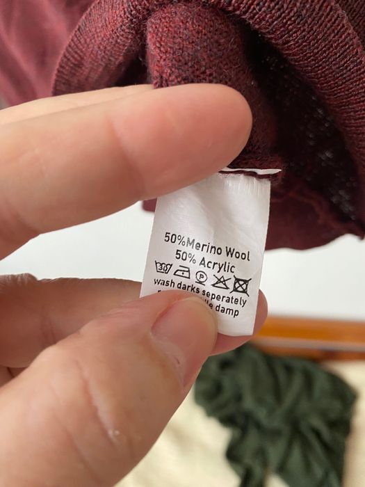 Sweter wełna merino rozm M Marco capelli