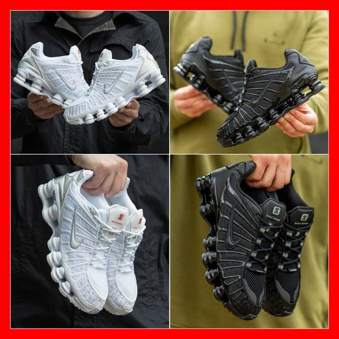 БЕЗ ПРЕДОПЛАТ‼️ Nike Shox TL Black White /Найк Шокс/Фабричний Вʼєтнам