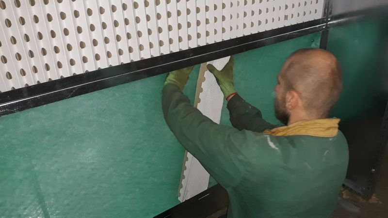 Покрасочная камера для мебели, фасадов, изделий из дерева, МДФ панелей