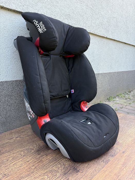 Britax Evolva 123 w Pasy Samochodowe CZARNY Fotelik Dla Dziecka