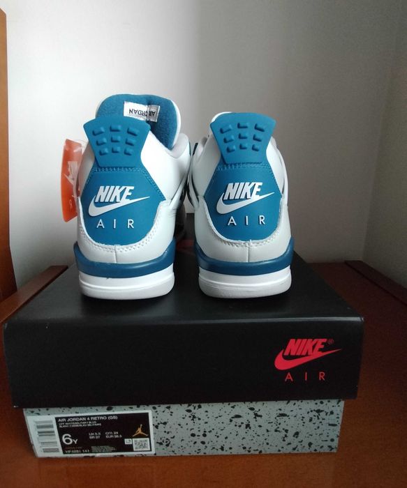 Ténis Nike Air Jordan 4 Retro Military Blue n° 38.5