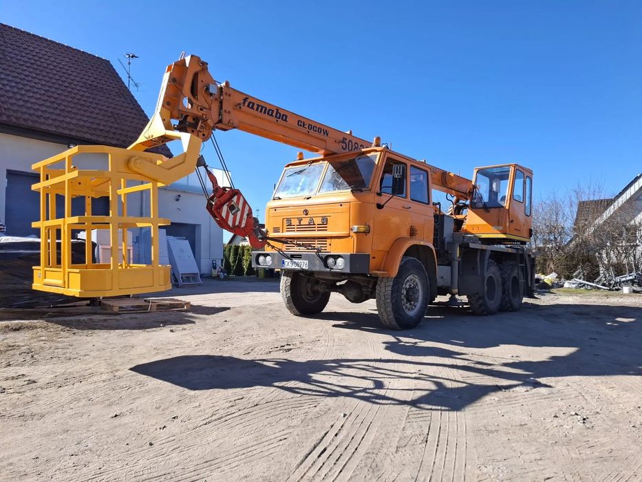 Star 266  Dźwig, żuraw samojezdny Star 266 DUT-082 bardzo dobry stan