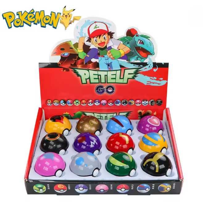 Pokémon figura 12 peças com mini figuras