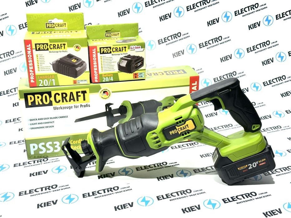 Аккумуляторная сабельная пила Procraft PSS35 (Без акб и зу)