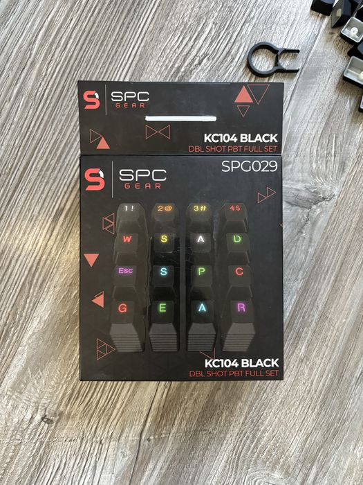 klawisze spc gear kc104 black