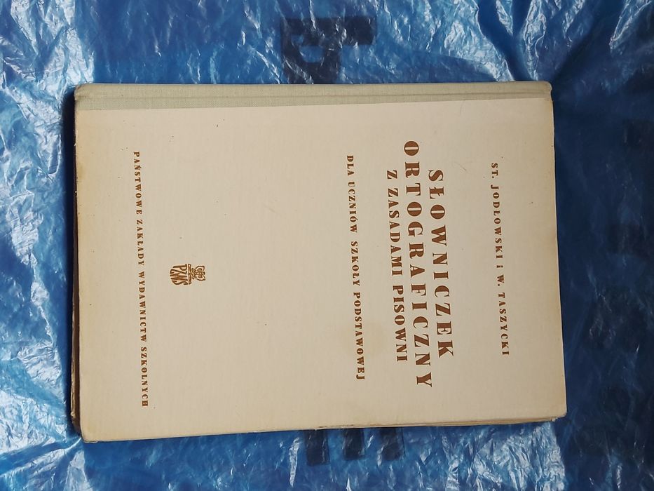 Książka Słowniczek Ortograficzny z zasadami pisowni 1970rok
