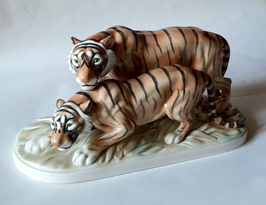 Статуэтка "Тигры". Hertwig, Германия