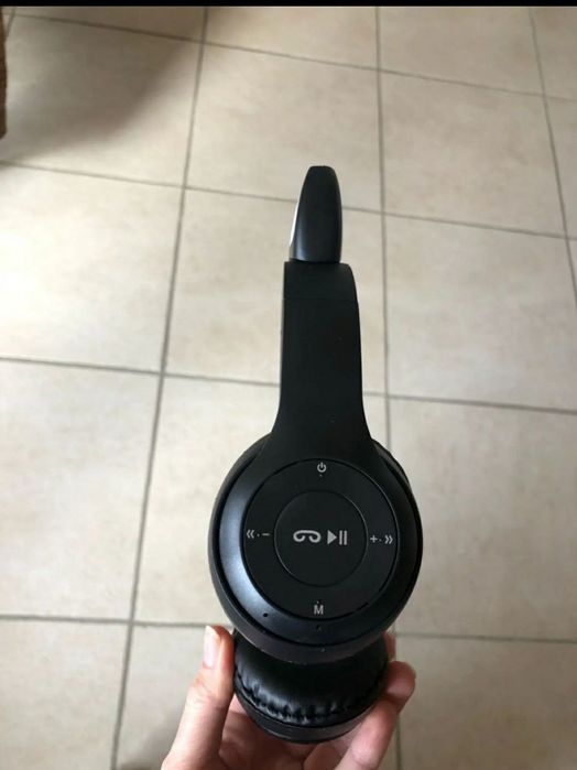 Bluetooth навушники Р47М з котячими вушками, що світяться