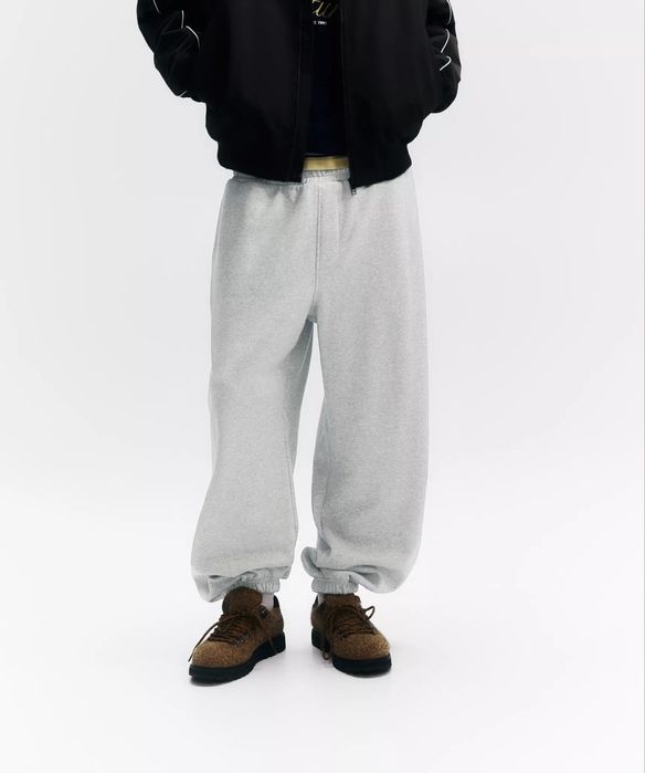 Широкі штани PULL&BEAR Relaxed Fit Чоловічі Чорні Спортивні Штани Широкие Мужские Штаны Джогери