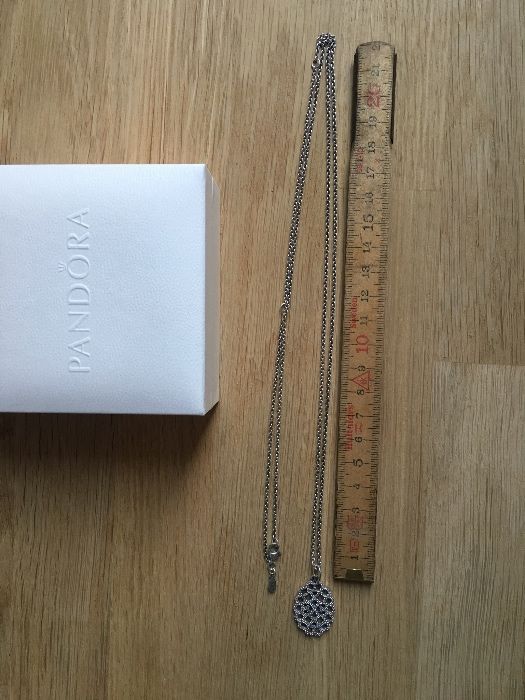 Nowy, oryginalny, przepiękny wisior i kolczyki marki Pandora