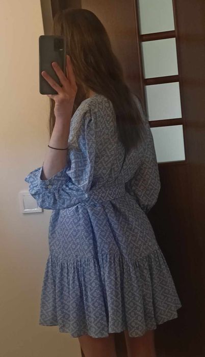 Sukienka len+ jedwab Sandro