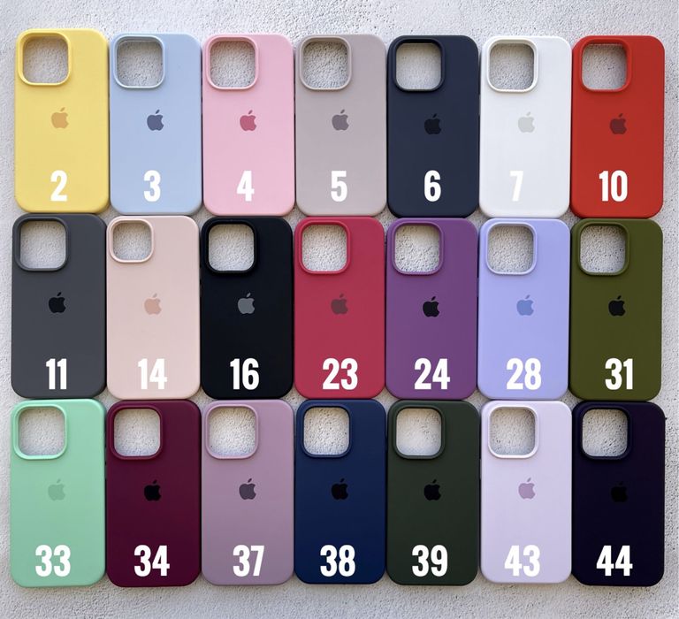 Силиконовый чехол silicone case на iphone айфон силіконовий чохол