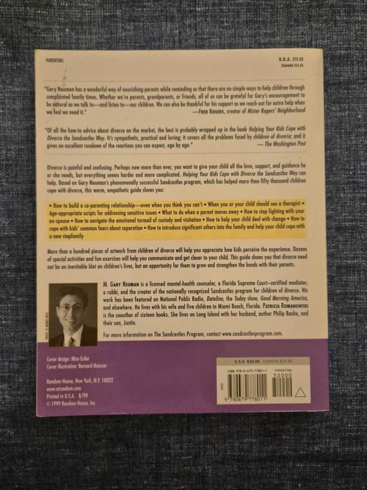 Livro Helping your Kids Cope with Divorce - The Sandcastels Way