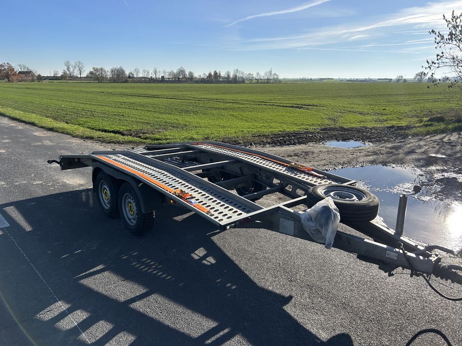 Przyczepa laweta glowacz 2023 r dmc 2000kg nowe opony+ pasy