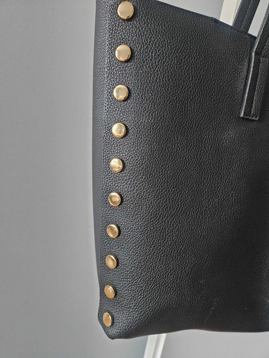 Czarna torebka Ochnik shopper A4