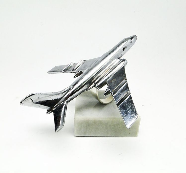 F7B Postument na biurko ART DECO samolot