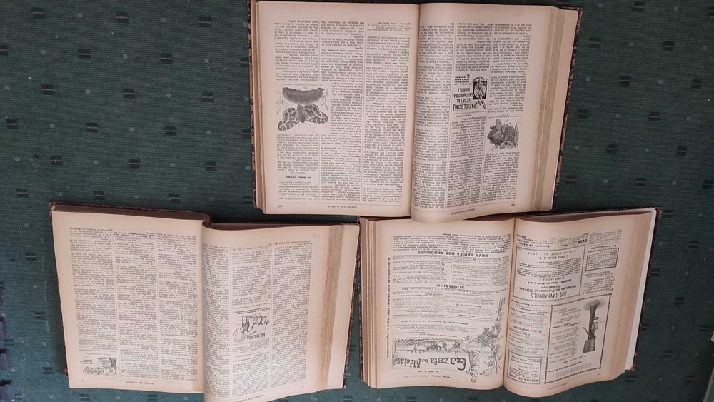 Gazeta das Aldeias - 3 anos completos encadernados - 1908, 1909, 1910